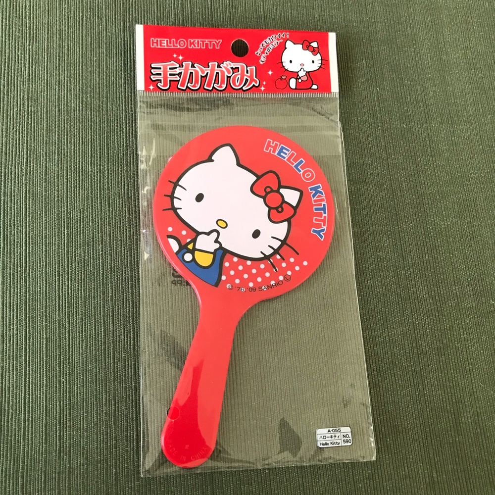 Hello Kitty hand mirror